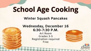 School Age Cooking W School Age Cooking W